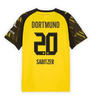 Borussia Dortmund Marcel Sabitzer #20 Hjemmebanetrøje 2025-26 Kortærmet